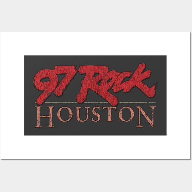 97 Rock Houston 1986 Wall Art by JCD666